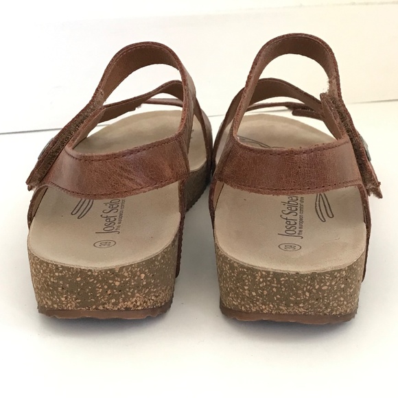 JOSEPH SEIBEL Tonga 25 Leather Comfort Sandal Women’s Size EU 39 US 8 8.5 - Picture 7 of 16